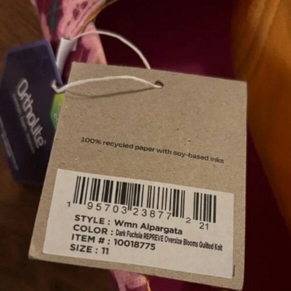 TOMS Alpargata Fuchsia Blooms Quilted Slip On Shoes 10 BNWT 🆕📦⌚🏃🏻💨⚡🚚 - Picture 13 of 15